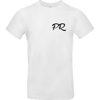 PaderRiders PaderRiders - PR Script Logo T-Shirt B&C EXACT 190 - Weiß