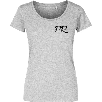PaderRiders PaderRiders - PR Script Logo T-Shirt Damenshirt heather grey