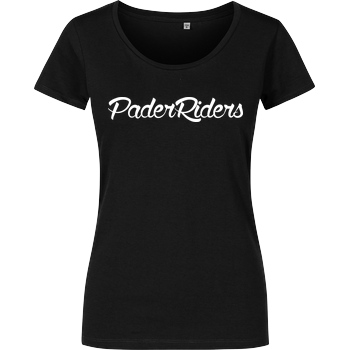 PaderRiders PaderRiders - Script Logo T-Shirt Damenshirt schwarz
