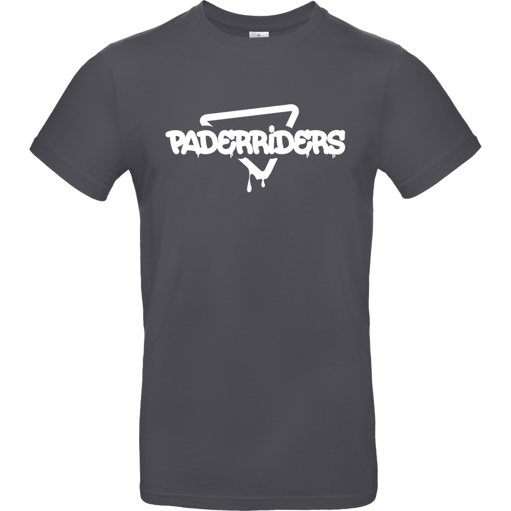 PaderRiders PaderRiders - Triangle T-Shirt B&C EXACT 190 - Dark Grey