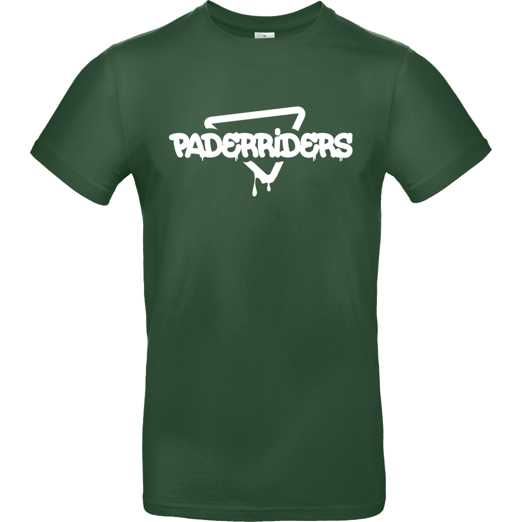 PaderRiders PaderRiders - Triangle T-Shirt B&C EXACT 190 - Flaschengrün