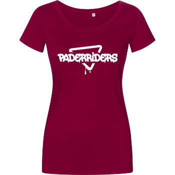 PaderRiders PaderRiders - Triangle T-Shirt Damenshirt berry