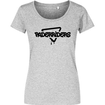 PaderRiders PaderRiders - Triangle T-Shirt Damenshirt heather grey