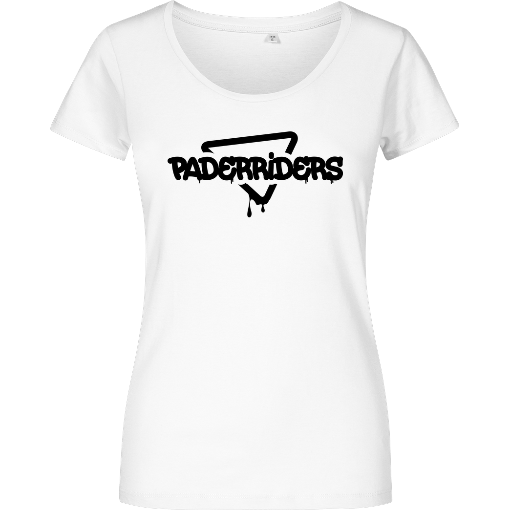 PaderRiders PaderRiders - Triangle T-Shirt Damenshirt weiss