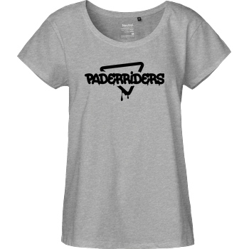PaderRiders PaderRiders - Triangle T-Shirt Fairtrade Loose Fit Girlie - heather grey