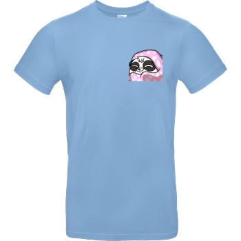 PandaAmanda PandaAmanda - Cozy T-Shirt B&C EXACT 190 - Hellblau