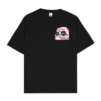 PandaAmanda PandaAmanda - Cozy T-Shirt Oversize T-Shirt - Schwarz