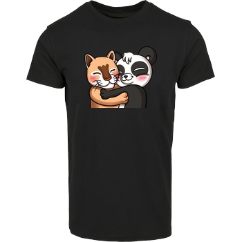 PandaAmanda PandaAmanda - Hug T-Shirt Hausmarke T-Shirt  - Schwarz