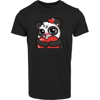 PandaAmanda PandaAmanda - Love T-Shirt Hausmarke T-Shirt  - Schwarz