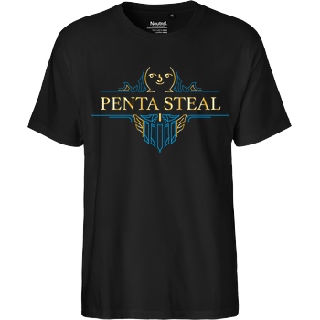 IamHaRa Pentasteal T-Shirt Fairtrade T-Shirt - schwarz