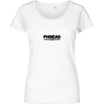 PhineasFIFA PhineasFIFA - Phineas Luck! T-Shirt Damenshirt weiss