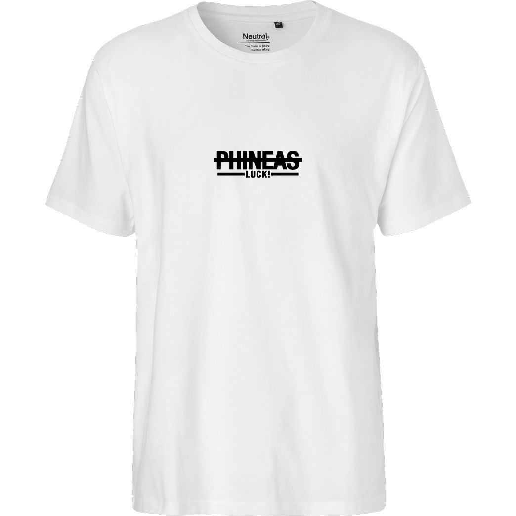 PhineasFIFA PhineasFIFA - Phineas Luck! T-Shirt Fairtrade T-Shirt - weiß