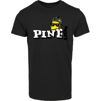 Pine Pine - Army T-Shirt Hausmarke T-Shirt  - Schwarz