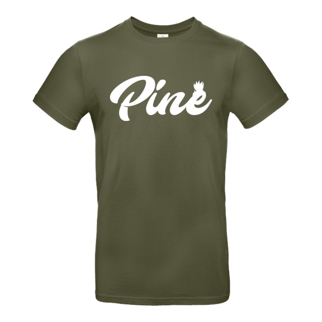 Pine - Pine - Logo - T-Shirt - B&C EXACT 190 - Khaki