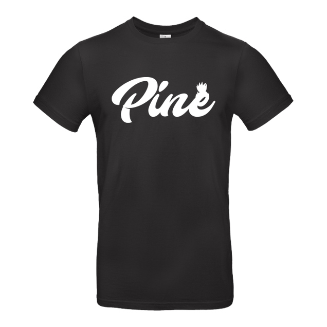Pine - Pine - Logo - T-Shirt - B&C EXACT 190 - Schwarz