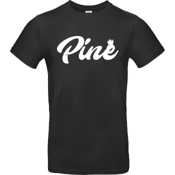 Pine Pine - Logo T-Shirt B&C EXACT 190 - Schwarz