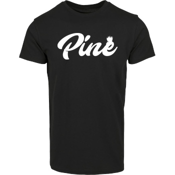 Pine Pine - Logo T-Shirt Hausmarke T-Shirt  - Schwarz