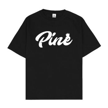 Pine Pine - Logo T-Shirt Oversize T-Shirt - Schwarz