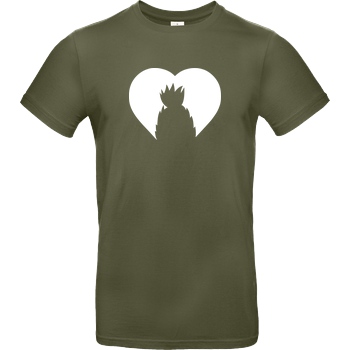 Pine Pine - Pine Love T-Shirt B&C EXACT 190 - Khaki