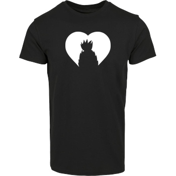 Pine Pine - Pine Love T-Shirt Hausmarke T-Shirt  - Schwarz