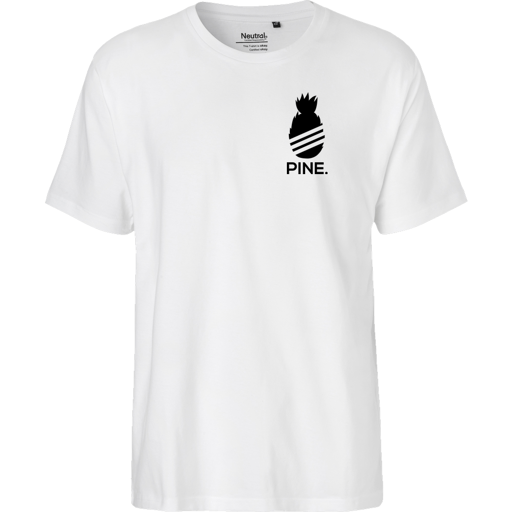 Pine Pine - Sporty Pine T-Shirt Fairtrade T-Shirt - weiß