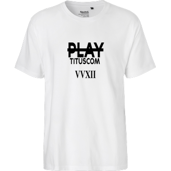 playtituscom - VVXII Fairtrade T-Shirt - weiß
