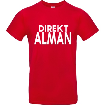 playtituscom playtituscom - Direkt Alman T-Shirt B&C EXACT 190 - Rot