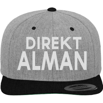 playtituscom - Direkt Alman Cap Cap heather grey/black