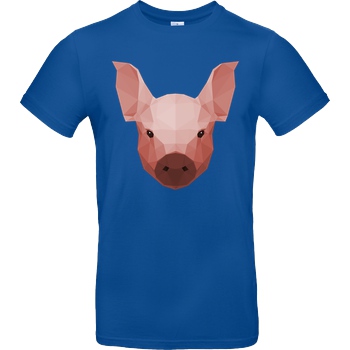 Porkchop Media Porkchop Media - Polypig T-Shirt B&C EXACT 190 - Royal