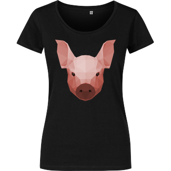 Porkchop Media - Polypig Damenshirt schwarz