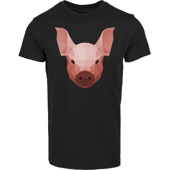 Porkchop Media - Polypig Hausmarke T-Shirt  - Schwarz