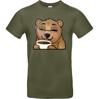 Powie Powie - Kaffee T-Shirt B&C EXACT 190 - Khaki