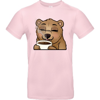 Powie Powie - Kaffee T-Shirt B&C EXACT 190 - Rosa