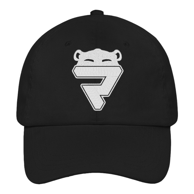 Powie - Powie - Neues Logo - Stick - Cap - Basecap black
