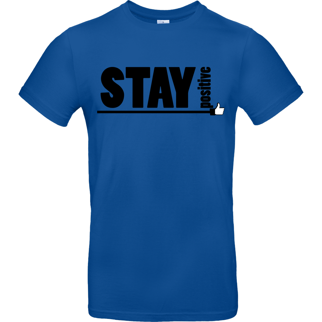 powrotTV powrotTV - stay positive T-Shirt B&C EXACT 190 - Royal