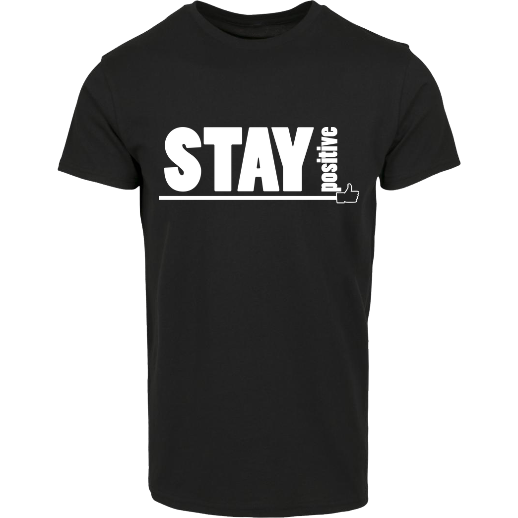 powrotTV powrotTV - stay positive T-Shirt Hausmarke T-Shirt  - Schwarz