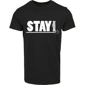 powrotTV powrotTV - stay positive T-Shirt Hausmarke T-Shirt  - Schwarz