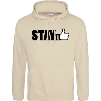 powrotTV - stay positive JH Hoodie - Sand