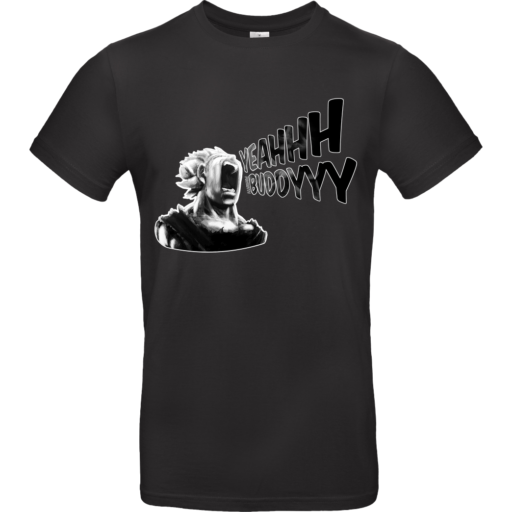 powrotTV powrotTV - Yeah Buddy T-Shirt B&C EXACT 190 - Schwarz