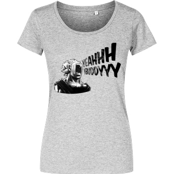 powrotTV powrotTV - Yeah Buddy T-Shirt Damenshirt heather grey