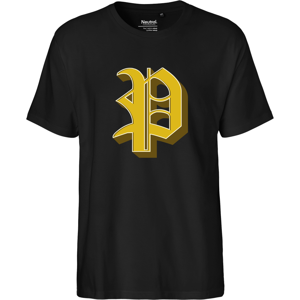 Poxari Poxari - Logo T-Shirt Fairtrade T-Shirt - schwarz