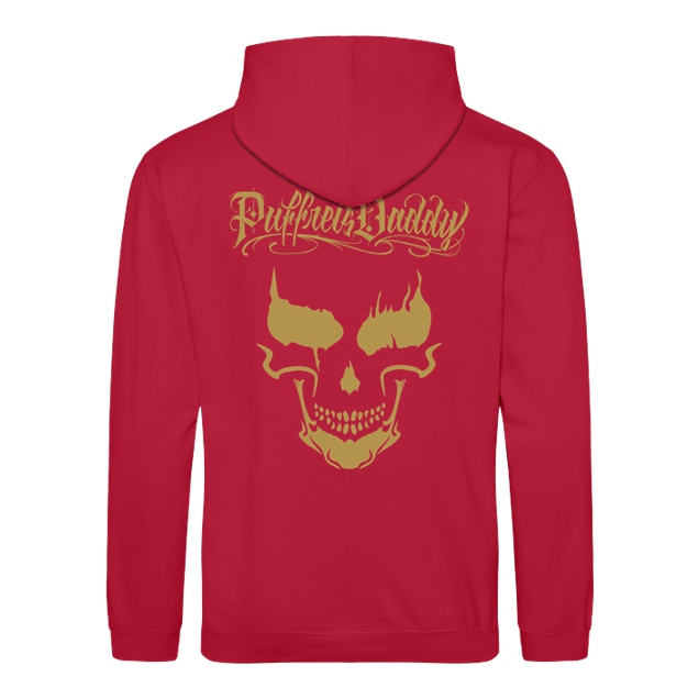 Puffreisdaddy - Puffreis Daddy - Front - PD-Logo - Back Mask - Sweatshirt - JH Hoodie - Rot