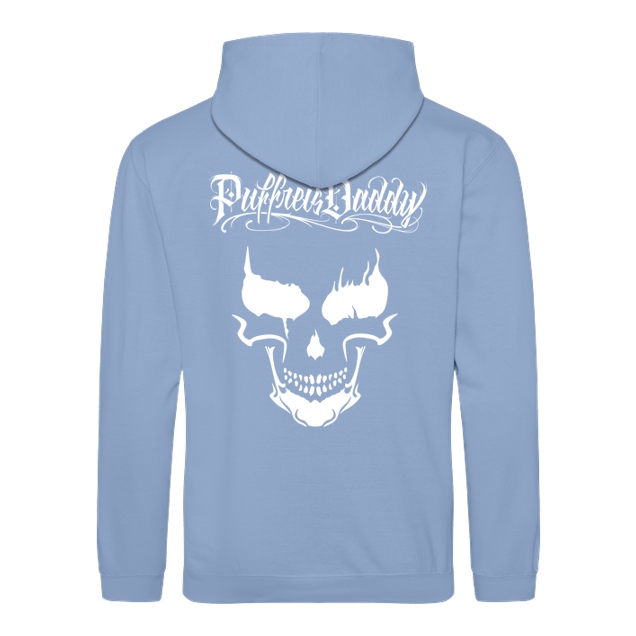 Puffreisdaddy - Puffreis Daddy - Front - PD-Logo - Back Mask - Sweatshirt - JH Hoodie - Hellblau