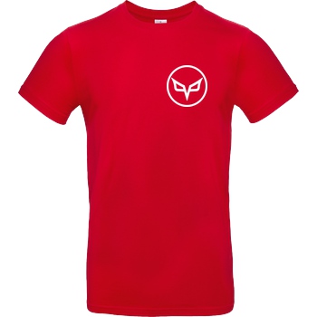 PvP PVP - Circle Logo Small T-Shirt B&C EXACT 190 - Rot