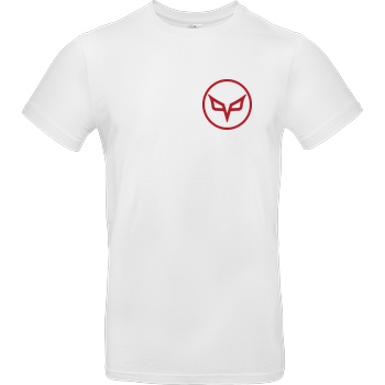 PvP PVP - Circle Logo Small T-Shirt B&C EXACT 190 - Weiß