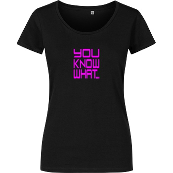 R6_Leydi R6_LeyDi - You Know What... T-Shirt Damenshirt schwarz