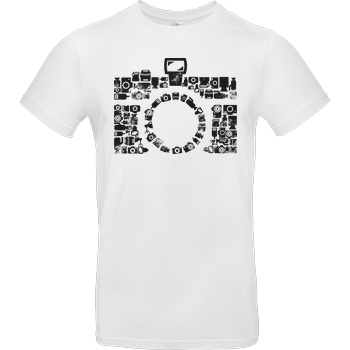 FilmenLernen.de Retro Icon Cam T-Shirt B&C EXACT 190 - Weiß
