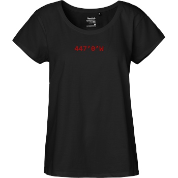 Reved Reved - Coordinates T-Shirt Fairtrade Loose Fit Girlie - schwarz