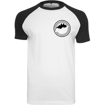 Ride-More Ridemore - BlackForestRider Pocket T-Shirt Raglan-Shirt weiß