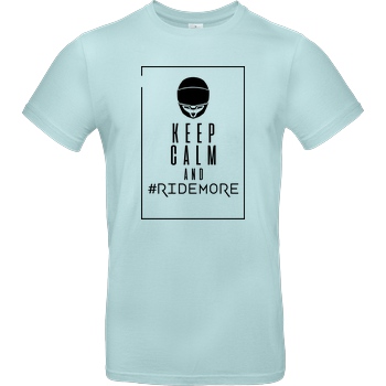 Ride-More Ridemore - Keep Calm T-Shirt B&C EXACT 190 - Mint